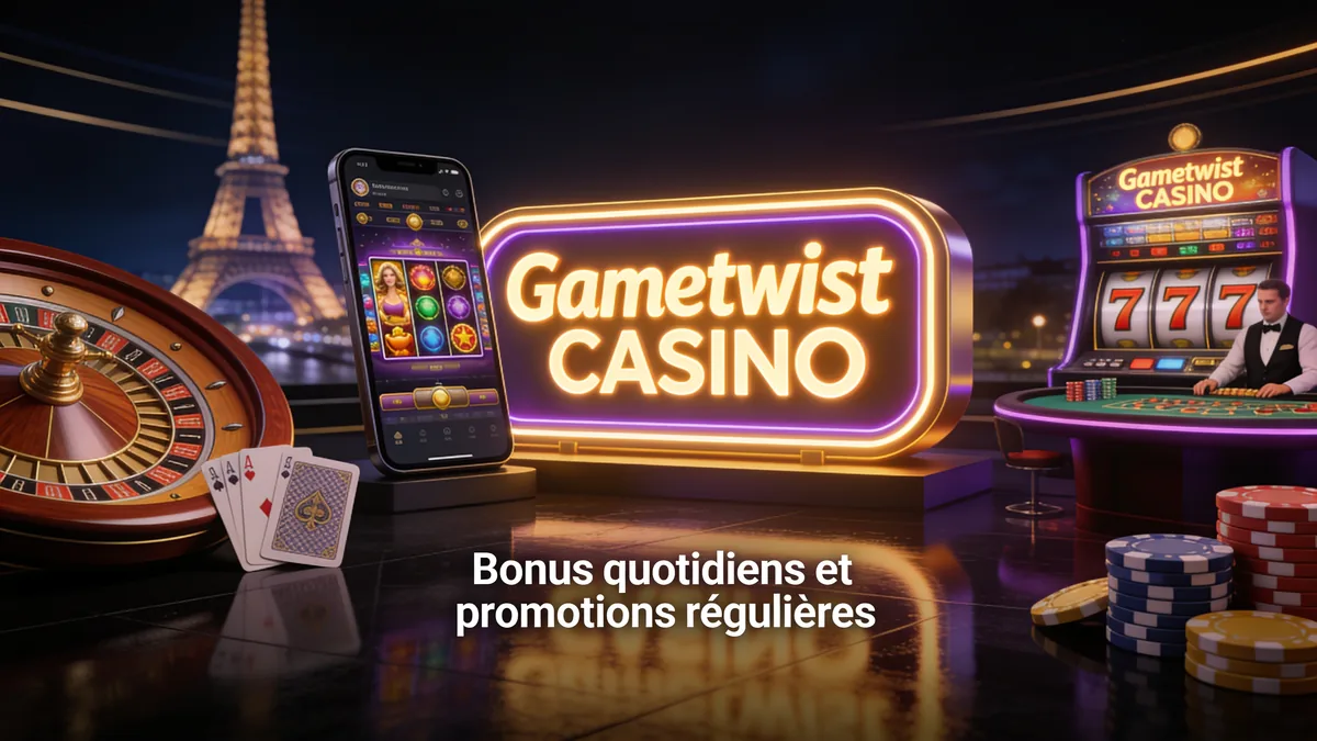 Bonus quotidiens et promotions régulières : guide gametwist casino pour les joueurs en France